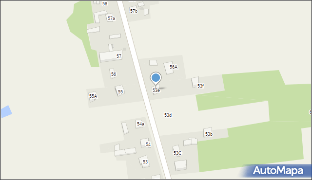 Saczyn, Saczyn, 53e, mapa Saczyn