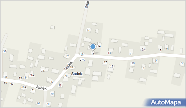 Sadek, Sadek, 15, mapa Sadek