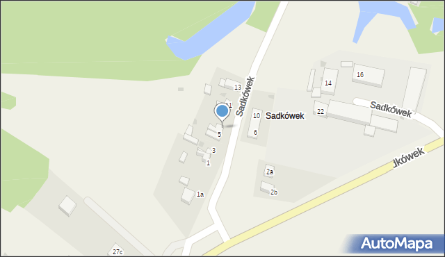 Sadków, Sadkówek, 7, mapa Sadków