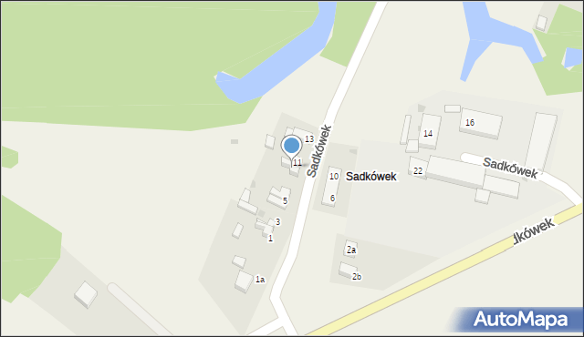 Sadków, Sadkówek, 9, mapa Sadków