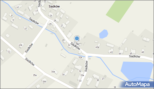 Sadków, Sadków, 28b, mapa Sadków