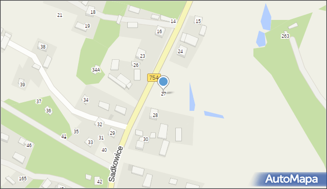 Sadkowice, Sadkowice, 27, mapa Sadkowice