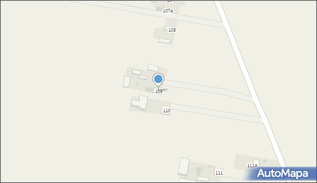 Sadkowice, Sadkowice, 109, mapa Sadkowice