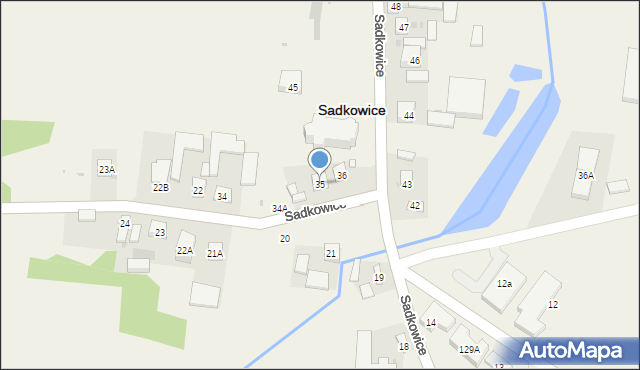 Sadkowice, Sadkowice, 35, mapa Sadkowice