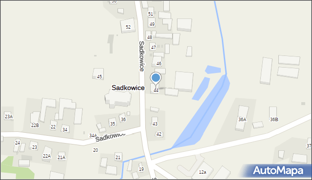 Sadkowice, Sadkowice, 44, mapa Sadkowice