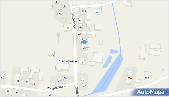 Sadkowice, Sadkowice, 46, mapa Sadkowice