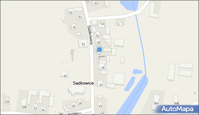 Sadkowice, Sadkowice, 47, mapa Sadkowice