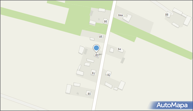 Sadkowice-Kolonia, Sadkowice-Kolonia, 83, mapa Sadkowice-Kolonia