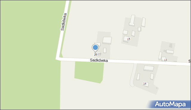 Sadkówka, Sadkówka, 16, mapa Sadkówka