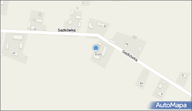 Sadkówka, Sadkówka, 7, mapa Sadkówka