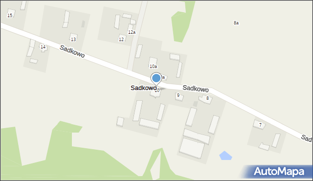 Sadkowo, Sadkowo, 10, mapa Sadkowo