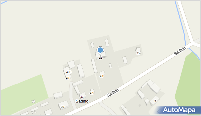 Sadlno, Sadlno, 44, mapa Sadlno