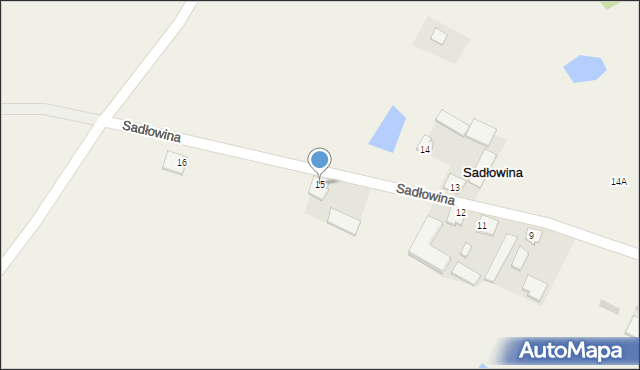 Sadłowina, Sadłowina, 15, mapa Sadłowina