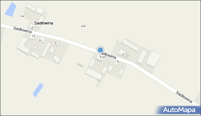 Sadłowina, Sadłowina, 7, mapa Sadłowina