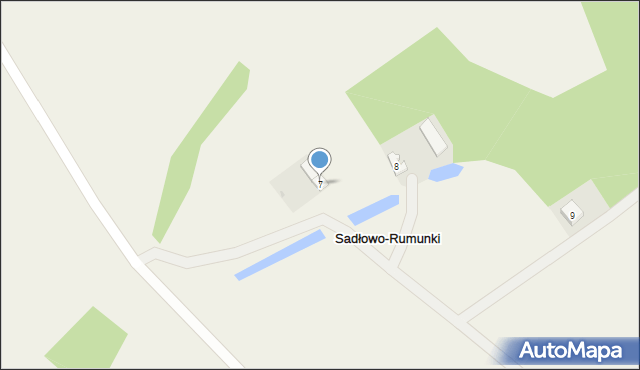 Sadłowo-Rumunki, Sadłowo-Rumunki, 7, mapa Sadłowo-Rumunki