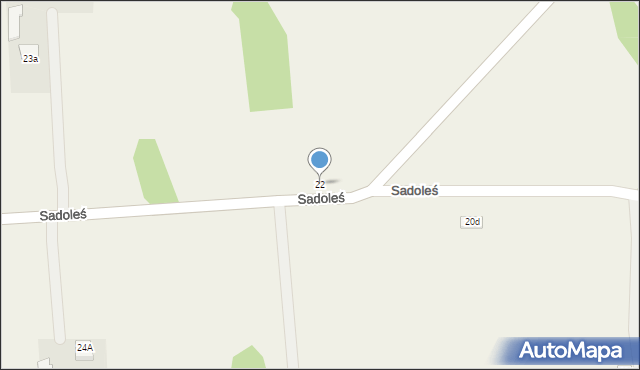 Sadoleś, Sadoleś, 22, mapa Sadoleś