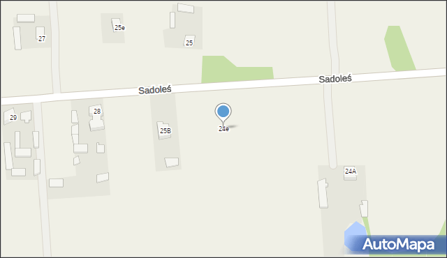 Sadoleś, Sadoleś, 24e, mapa Sadoleś