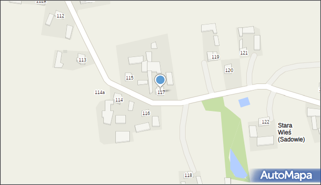 Sadowie, Sadowie, 117, mapa Sadowie