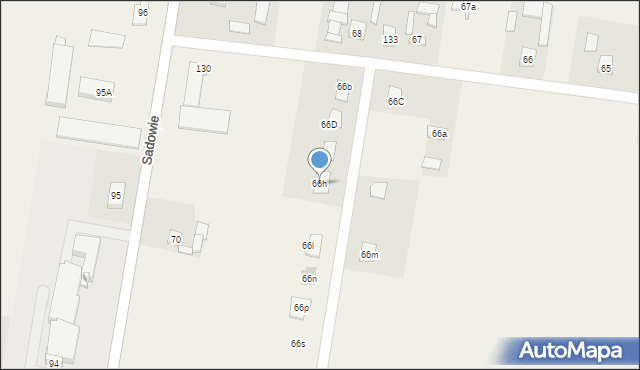 Sadowie, Sadowie, 66h, mapa Sadowie