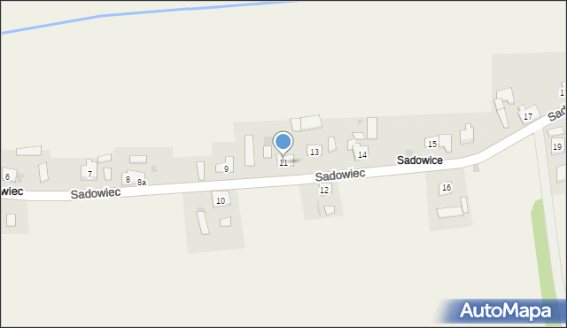 Sadowiec, Sadowiec, 11, mapa Sadowiec