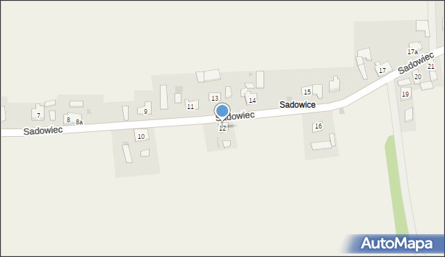 Sadowiec, Sadowiec, 12, mapa Sadowiec