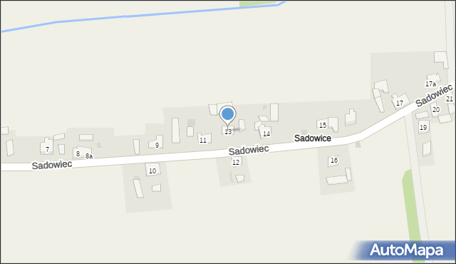 Sadowiec, Sadowiec, 13, mapa Sadowiec