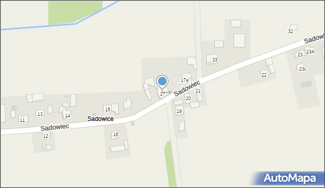 Sadowiec, Sadowiec, 17, mapa Sadowiec