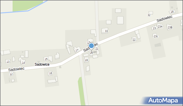 Sadowiec, Sadowiec, 20, mapa Sadowiec