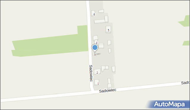 Sadowiec, Sadowiec, 3, mapa Sadowiec