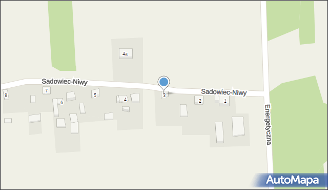 Sadowiec-Niwy, Sadowiec-Niwy, 3, mapa Sadowiec-Niwy