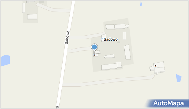 Sadowo, Sadowo, 6, mapa Sadowo