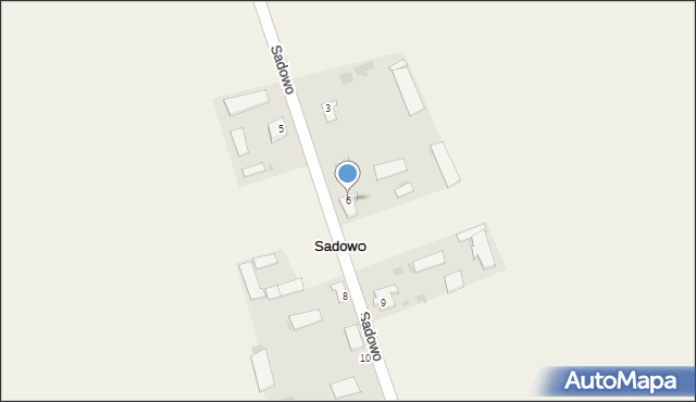 Sadowo, Sadowo, 6, mapa Sadowo