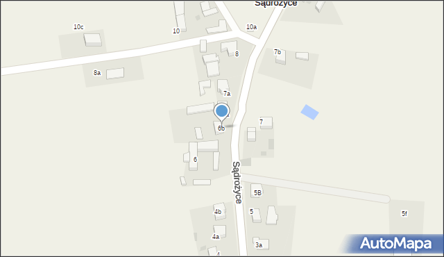 Sądrożyce, Sądrożyce, 6b, mapa Sądrożyce