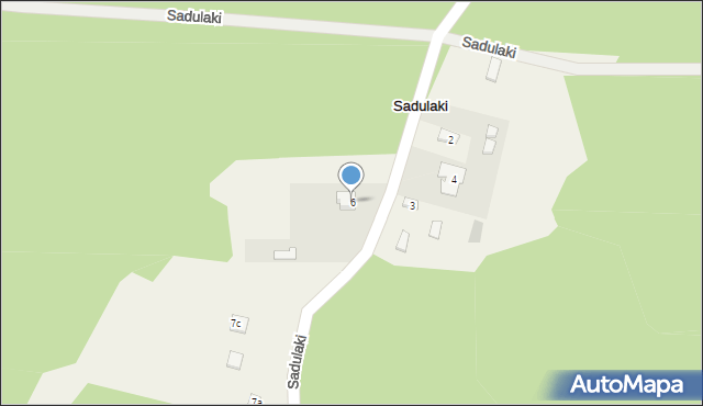 Sadulaki, Sadulaki, 6, mapa Sadulaki