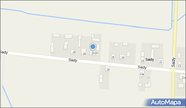 Sady, Sady, 27, mapa Sady