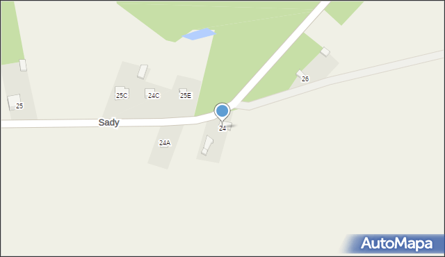 Sady, Sady, 24, mapa Sady