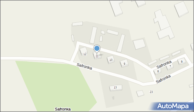 Safronka, Safronka, 11, mapa Safronka