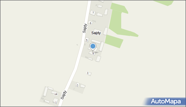 Sajdy, Sajdy, 4, mapa Sajdy