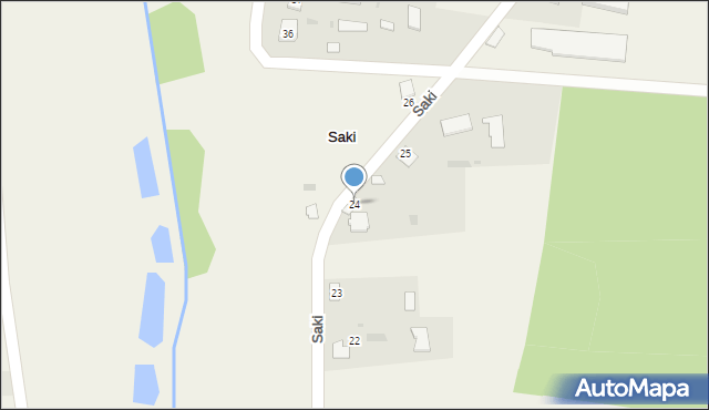 Saki, Saki, 24, mapa Saki