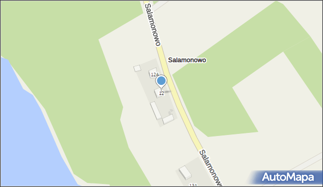 Salamonowo, Salamonowo, 12, mapa Salamonowo