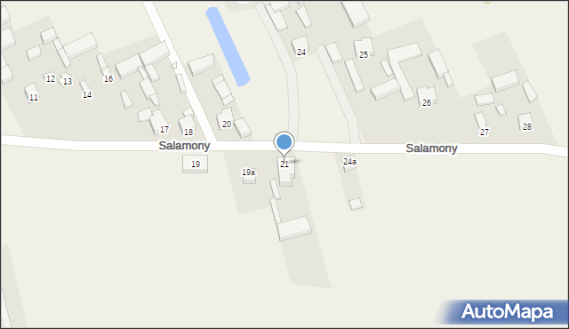 Salamony, Salamony, 21, mapa Salamony