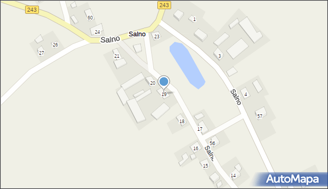 Salno, Salno, 19, mapa Salno