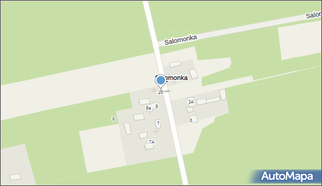 Salomonka, Salomonka, 10, mapa Salomonka