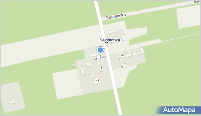 Salomonka, Salomonka, 8, mapa Salomonka