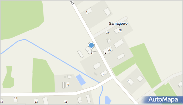 Samagowo, Samagowo, 6, mapa Samagowo