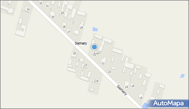 Samary, Samary, 22, mapa Samary