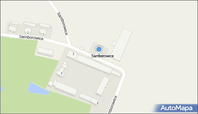 Samborowice, Samborowice, 4, mapa Samborowice