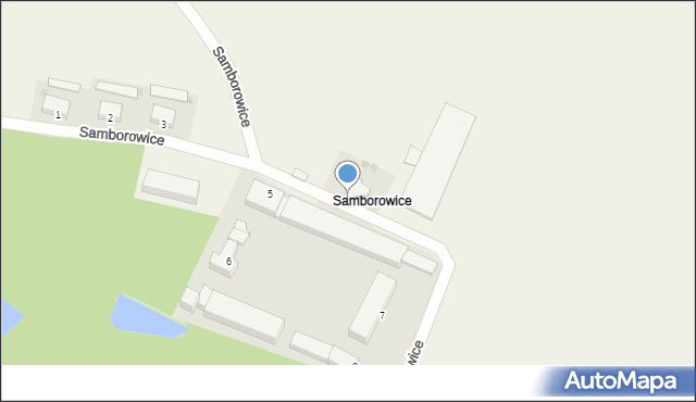 Samborowice, Samborowice, 4a, mapa Samborowice