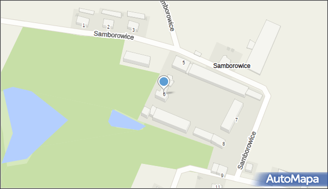 Samborowice, Samborowice, 6, mapa Samborowice