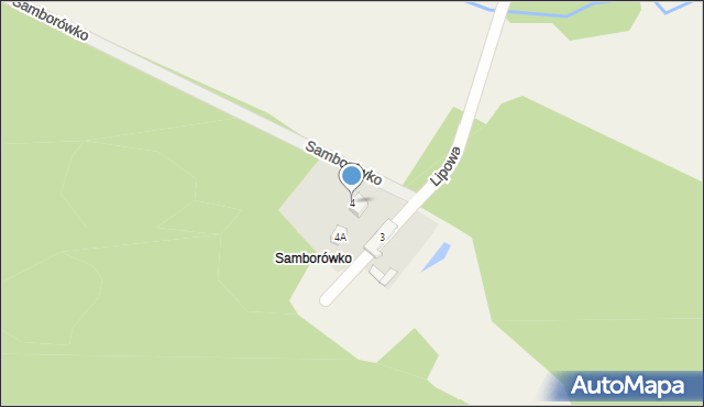 Samborowo, Samborówko, 4, mapa Samborowo